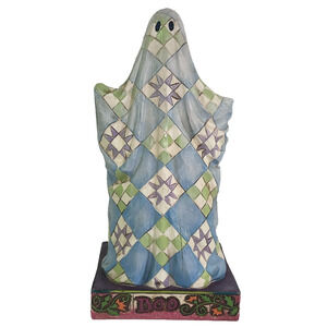 Jim Shore Heartwood Creek Boo Ghost Figurine Quilt Pattern 2006 #4005341